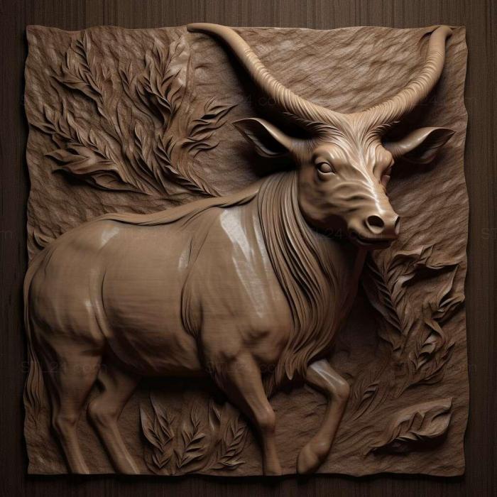 Nature and animals (st Stockoceros 2, NATURE_58) 3D models for cnc